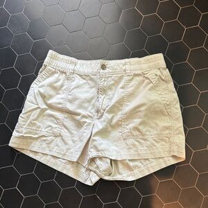 GAP Casual Women's Tan Shorts with Elastic Waistband Size L